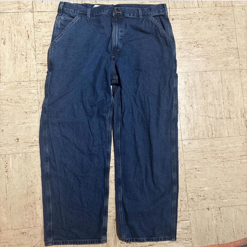 Carhartt Men's Relaxed Fit Blue Jeans